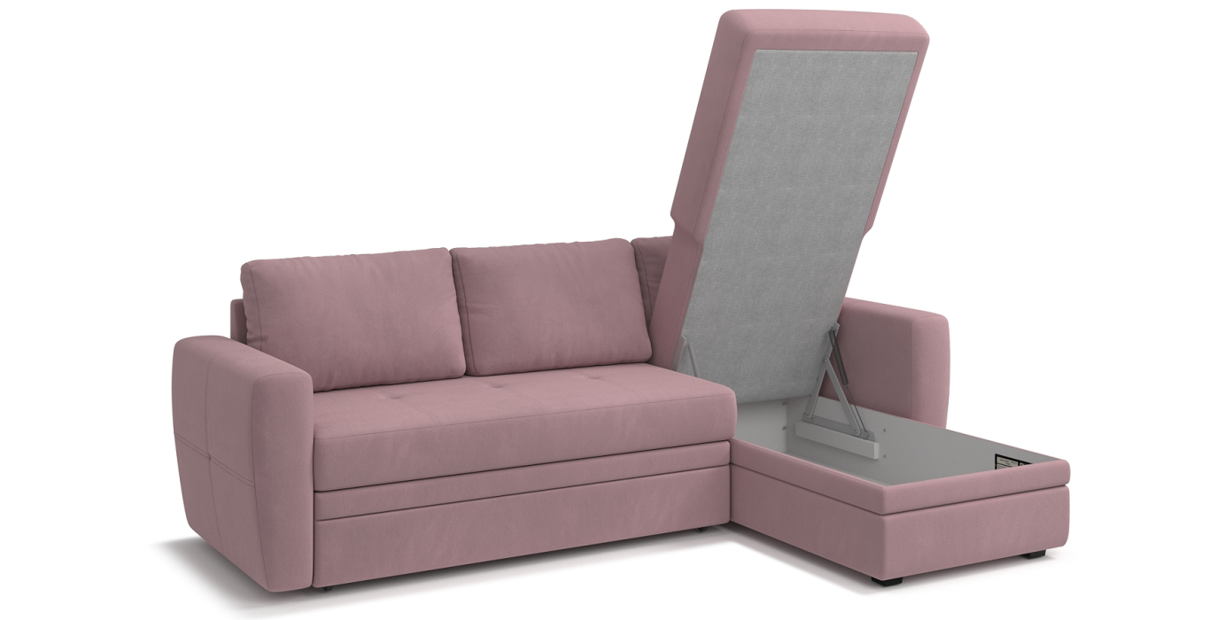 Диваны угловые в гостиную, Угловой диван-кровать Лакки