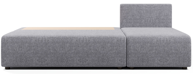 Угловой диван-кровать Каир (Комо, Крит), рогожка