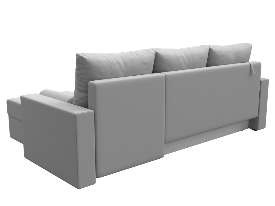 Диваны угловые в гостиную, Диван угловой Верона Лайт правый угол, экокожа