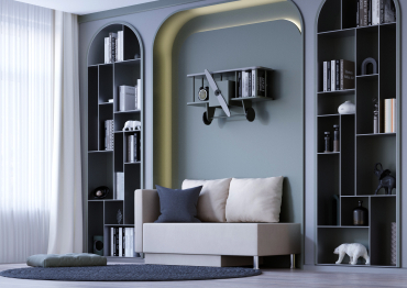 Кушетка Леон Lux, универсальный,  велюр