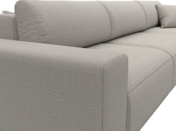 Диван угловой Лига-036 НПБ Классик Лонг правый угол, рогожка Амур