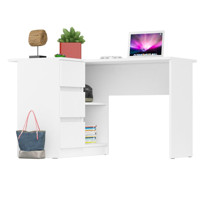 Детские столы, Угловой компьютерный стол Мори МС-16 левый