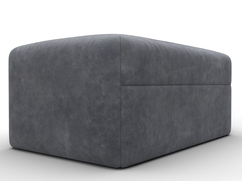 Пуф в прихожую, Модуль пуф Лига-060 НПБ, велюр BRUT