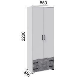 Шкаф Лючия двухдверный