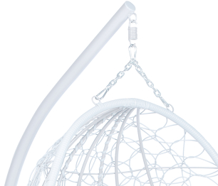 Подвесное кресло Leset Рико, каркас Белый, подушка Бирюза яркая