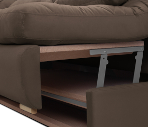 Модульный угловой диван Борнео со спальным местом, велюр