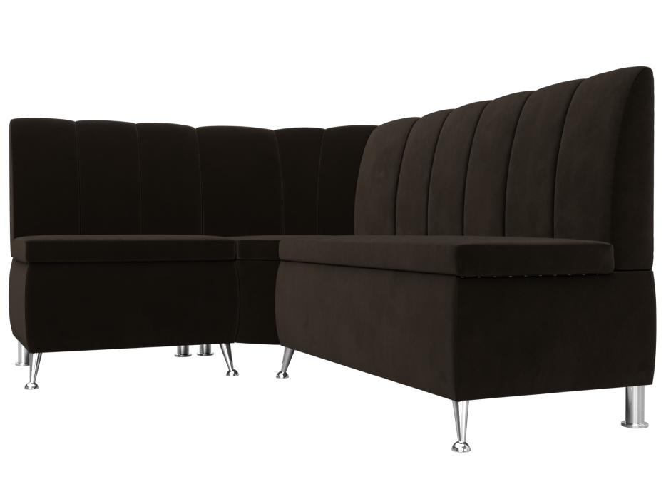 Диваны угловые кухонные, Диван кухонный угловой Кантри левый угол, микровельвет