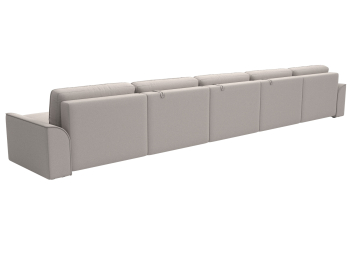 Диван П-образный Лига-048 НПБ МегаЛонг, замша JOLY