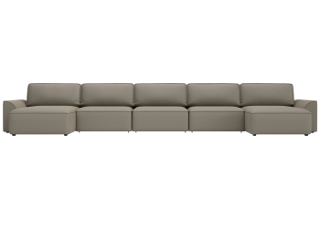 Диван П-образный Лига-048 НПБ МегаЛонг, экокожа GRIFON