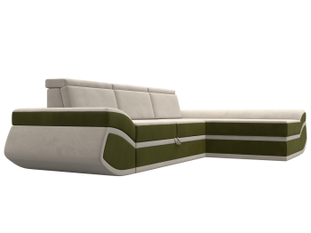 Диван угловой Лига-032 правый угол, микровельвет