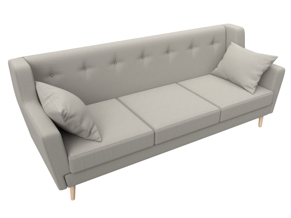 Диваны прямые кухонные, Диван кухонный прямой Брайтон 3, рогожка Амур