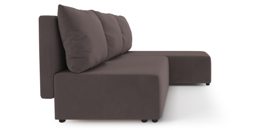 Угловой диван Каир Lux, велюр, правый