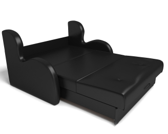 Кресло - кровать Атлант (Экокожа черная)