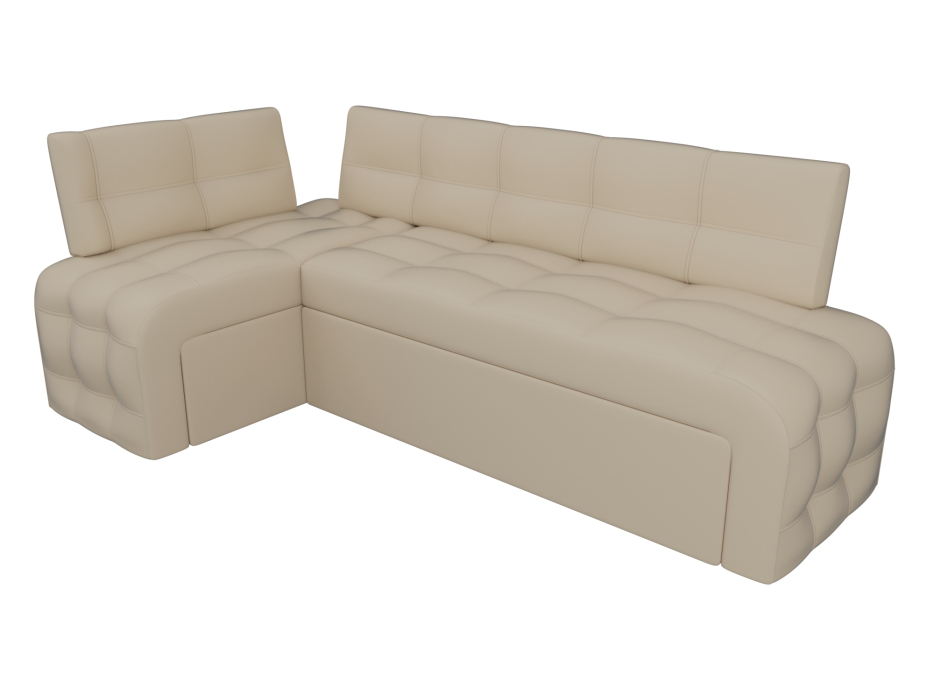 Диваны угловые кухонные, Кухонный угловой диван Люксор левый угол, экокожа