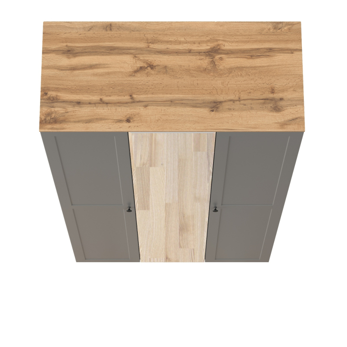 Шкафы распашные, Шкаф для одежды 3-х дверный с зеркалом Остин 13.336.03