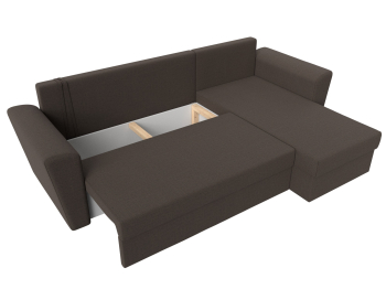 Угловой диван Амстердам Лайт правый угол, рогожка