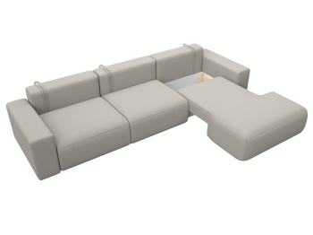 Диван угловой Лига-036 НПБ Классик Лонг правый угол, рогожка Амур