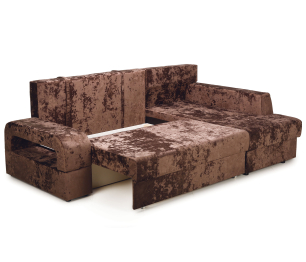 Угловой диван Марго 1 правый, велюр