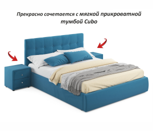 Мягкая кровать Selesta 1600 с подъемным механизмом