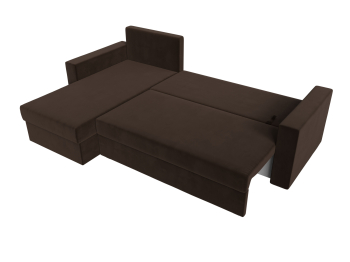 Угловой диван Траумберг Лайт левый угол, микровельвет