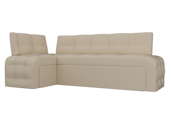 Кухонный угловой диван Люксор левый угол, экокожа