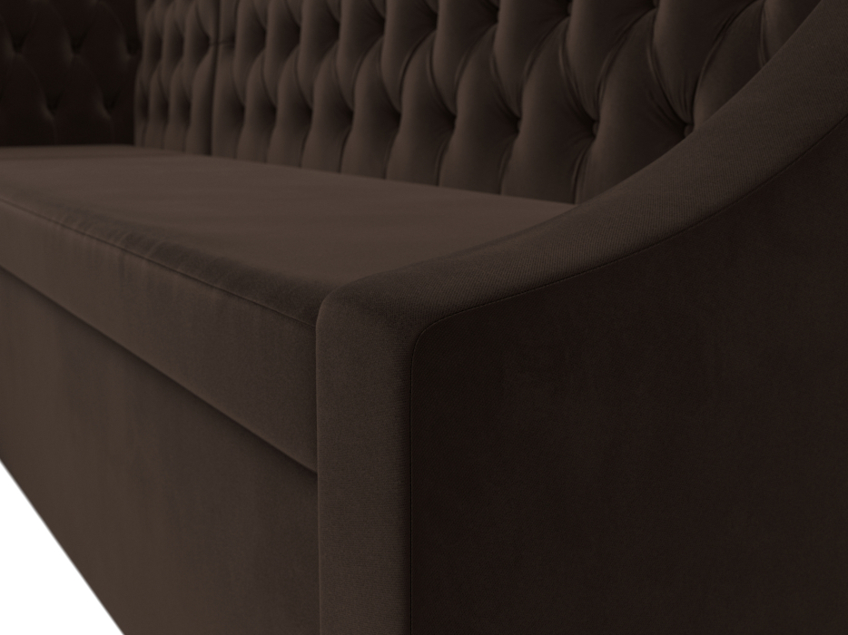 Диваны угловые кухонные, Кухонный угловой диван Мерлин левый угол микровельвет