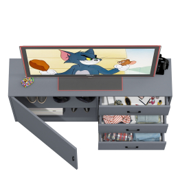 Комод с дверкой и ящиками РВК 122-1504