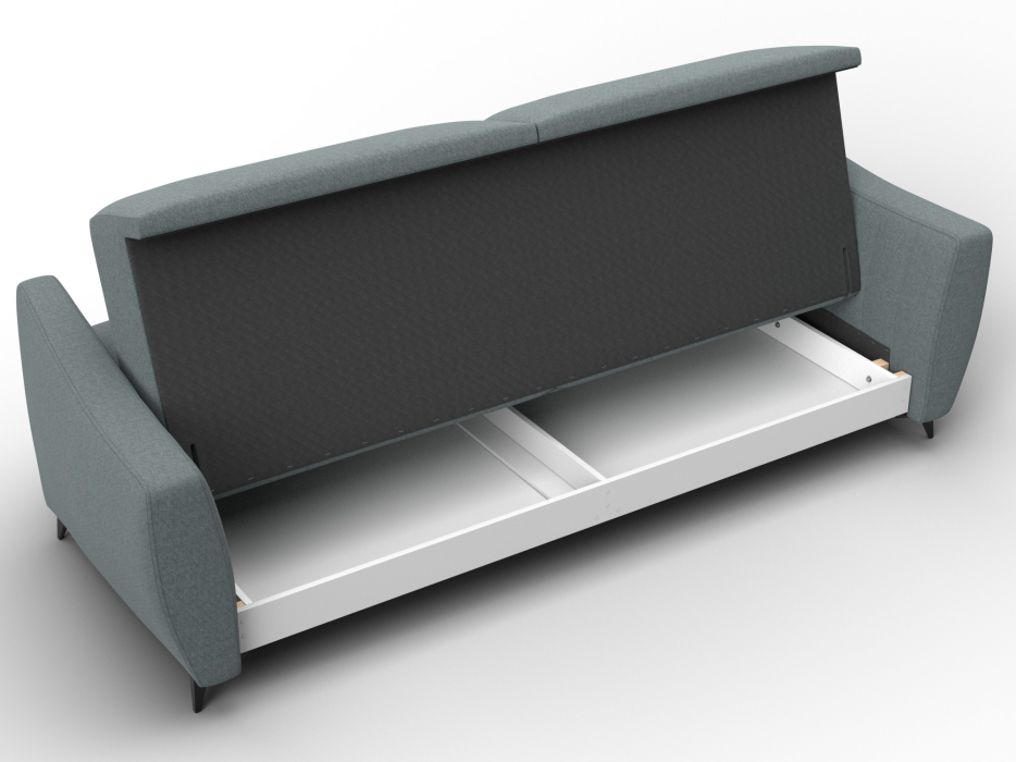 Диваны кровати прямые, Диван-книжка Лига-095 НПБ , рогожка Амур