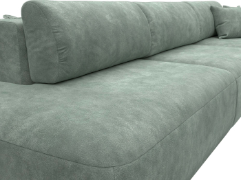 Диван угловой Лига-036 НПБ Модерн Лонг правый угол, велюр BRUT