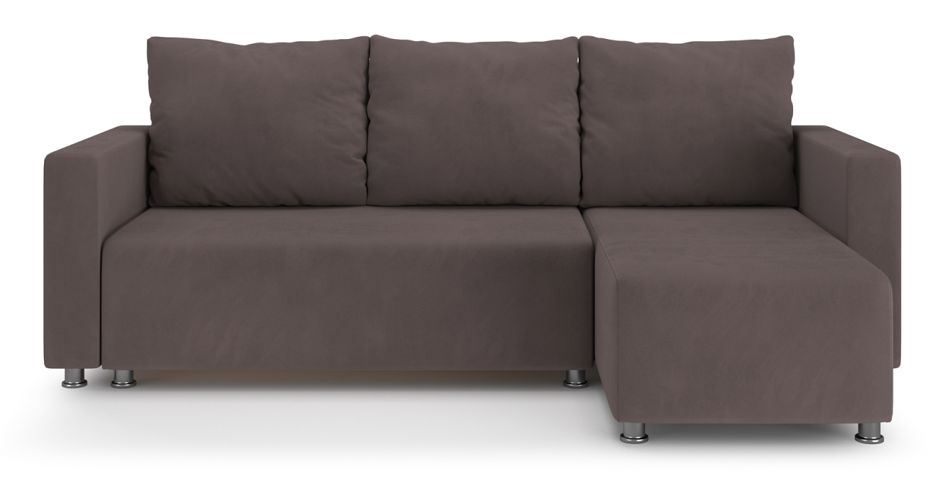 Диваны угловые в гостиную, Угловой диван Каир Lux 2 универсальный велюр