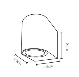 Уличный настенный светильник COMPASS