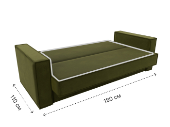 Диван-книжка Куба, микровельвет