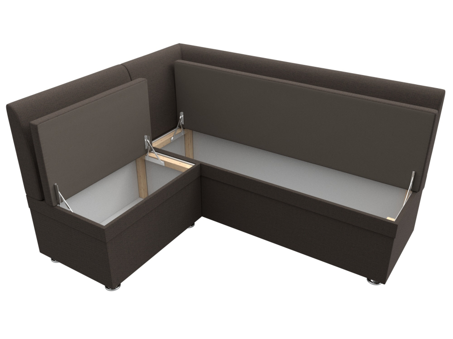 Кухонные уголки, Диван кухонный угловой Уют левый угол, рогожка Амур