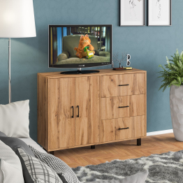 Комод-тумба две дверки и три ящика РВК 123-1204