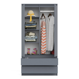 Шкаф-комод два ящика и две дверки Мори МШ900.1