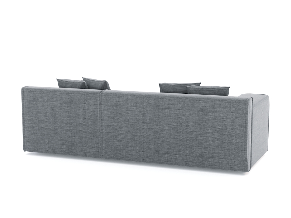 Диваны угловые в гостиную, Диван угловой Чикаго без механизма, рогожка