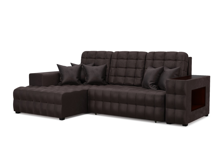 Диваны угловые в гостиную, Диван Мадрид Левый угол (Бархат)