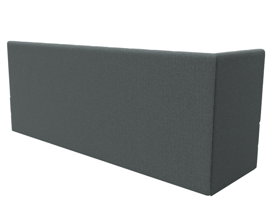 Диваны угловые кухонные, Диван кухонный Бриз с углом слева, рогожка Амур