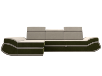 Диван угловой Лига-032 левый угол, микровельвет