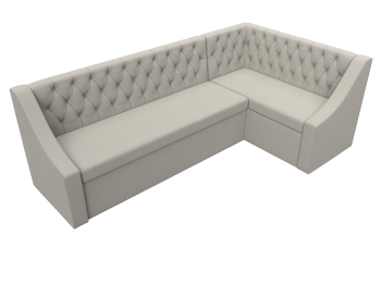 Диван кухонный угловой Мерлин правый угол, рогожка Амур