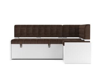 Диван угловой кухонный Ганновер (Велюр) 205х82х130 см