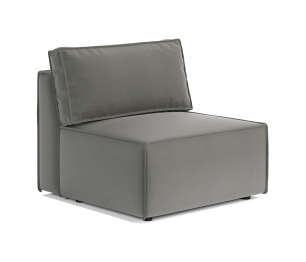 Диван модульный Шарм 25 211х170х70 см, правый, велюр