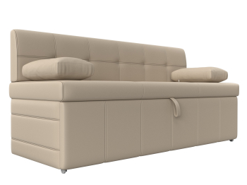 Кухонный прямой диван Лео, экокожа