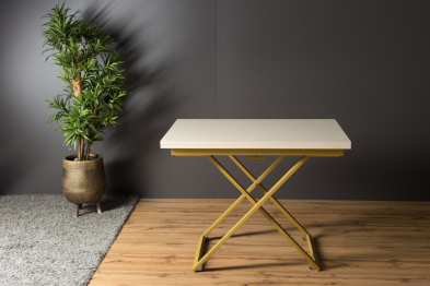 Стол трансформер Compact (золото)