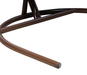 Подвесное кресло Leset Рико, каркас Коричневый, подушка Бежевая