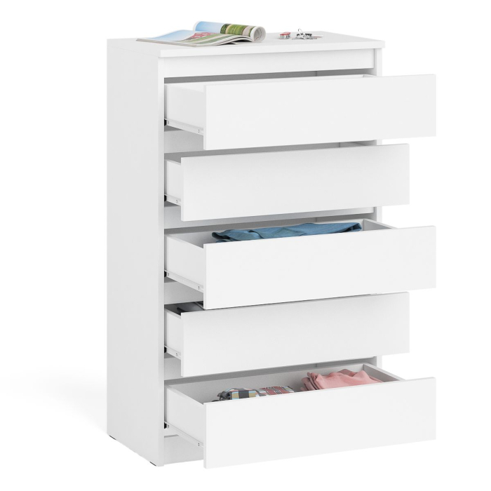 Комоды, Узкий комод пять ящиков Мори МК700.5