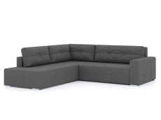 Диваны угловые в гостиную, Диван-кровать угловой Леос НПБ, велюр