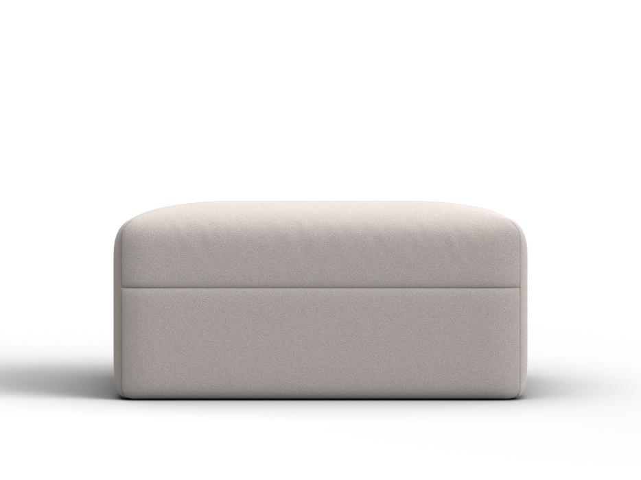 Пуф в прихожую, Модуль пуф Лига-060 НПБ, замша JOLY