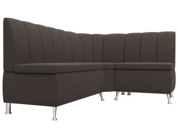 Диван кухонный угловой Кантри правый угол, рогожка Амур