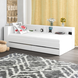 Кровать односпальная 900 с ящиками и прикроватным блоком Ксения